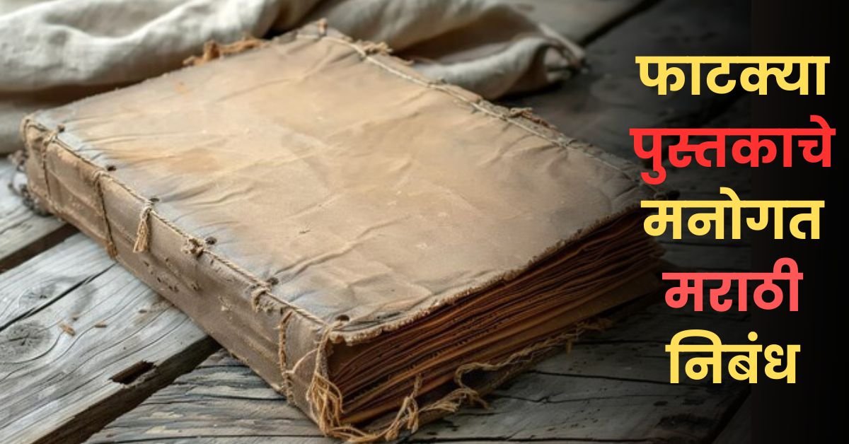 फाटक्या पुस्तकाचे मनोगत मराठी निबंध: Fatkya Pustakache Manogat Marathi Nibandh फाटक्या पुस्तकाचे मनोगत मराठी निबंध: Fatkya Pustakache Manogat Marathi Nibandh