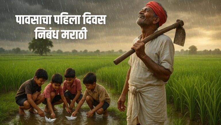 Pavsacha Pahila Pivas Nibandh in Marathi: पावसाचा पहिला दिवस निबंध मराठी Pavsacha Pahila Pivas Nibandh in Marathi: पावसाचा पहिला दिवस निबंध मराठी